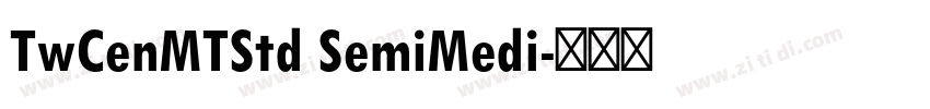 TwCenMTStd SemiMedi字体转换